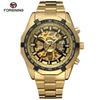 Forsining Chinese Relogio Forsining Montrepourhomme Stainless Steel Bracelet Mechanical Skeleton Automatic Watch Wristwatch Man