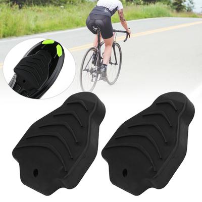 1 Pair Black Bike Pedals Cleats Protector Protective Cover Compatible for Look Delta