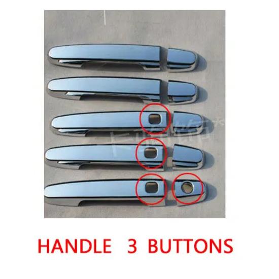 For Toyota Rav4 2006-2012 Chrome Door Handle Covers Trim for 5 Door Accessories Stickers Car Styling 2007 2008 2009 2010 2012