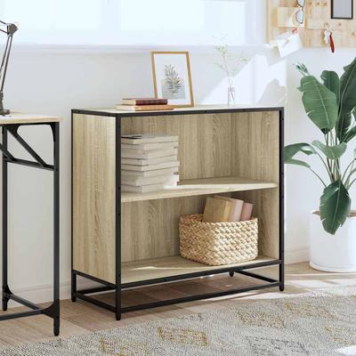 Bookshelf Sonoma Oak Finish 80.5 X 35 X 76 Cm Particleboard