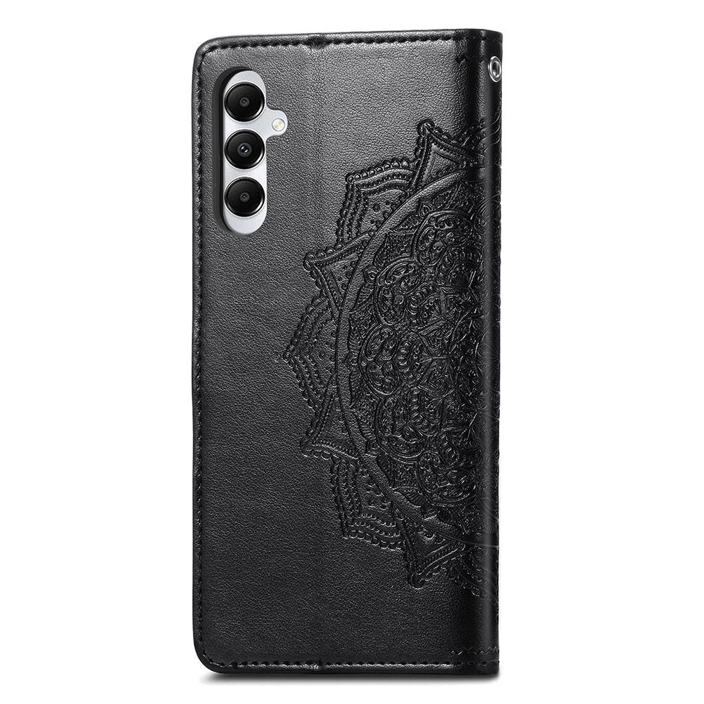 Pour Samsung Galaxy A05s 4G Étui de téléphone magnétique en relief Motif mandala