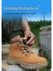 Men's Durable, Lightweight, Water-Repellent Safety Boots - Anti-Smash, Anti-Puncture Protection