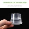 Disposable PP Sauce Cup with Attached Lid