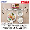 Skater 530ml Single-Tier Lunch Box for Women, Made in Japan, Leak-Resistant 4-Point Lock, Dishwasher and Microwave Safe, Bunny Convenience Store