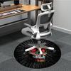 1PC Sugar Skull, Day of the Dead Office Round Area Rug,  Mat Suitable ForOffice, Under Office Chairs Bedroom Living Room Home Decor, Room Deco