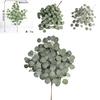 Faux Eucalyptus Flower Display With Handpainted Details For Home Decor And Event Decoration