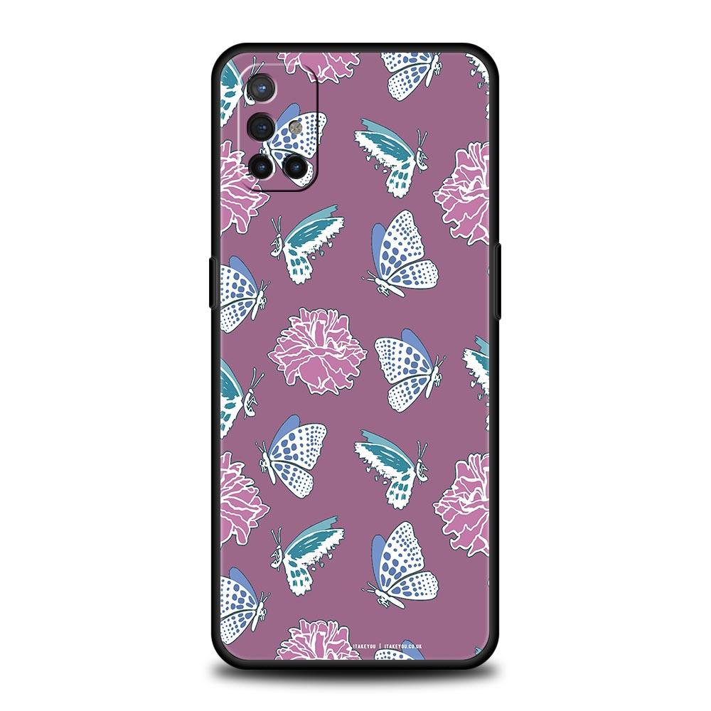 

Phone Case For OnePlus 11 10 9 Pro 9T 12R 10R 9R 9RT 10T 8T 8 7 6T 7T Nord 2T CE 2 5G N200 N10 N100 Soft Cover Butterfly Crystal OnePlus 12R