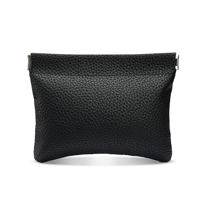 Lychee Pattern Mini Coin Purse: Women's Spring Closure Pouch for Coins, Keys, Cards, and Lipstick.