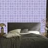 Wallpaper Geometric Pattern Blue and White for Living Room and Bedroom 50x1000