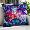 cartoon Hazbin Hotel Cushion Cover Cushion Cover Set 4Pcs 50x50 45x45 40x40 Pillowcase Decorative Sofa Home Decor