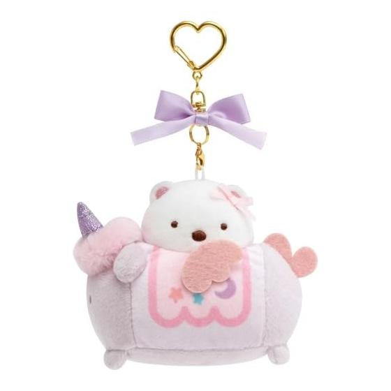 San-X Sumikko Gurashi Minikko Hoikuen Hanging Stuffed Toy Polar Bear MV23501 H80 x W85 x D60mm