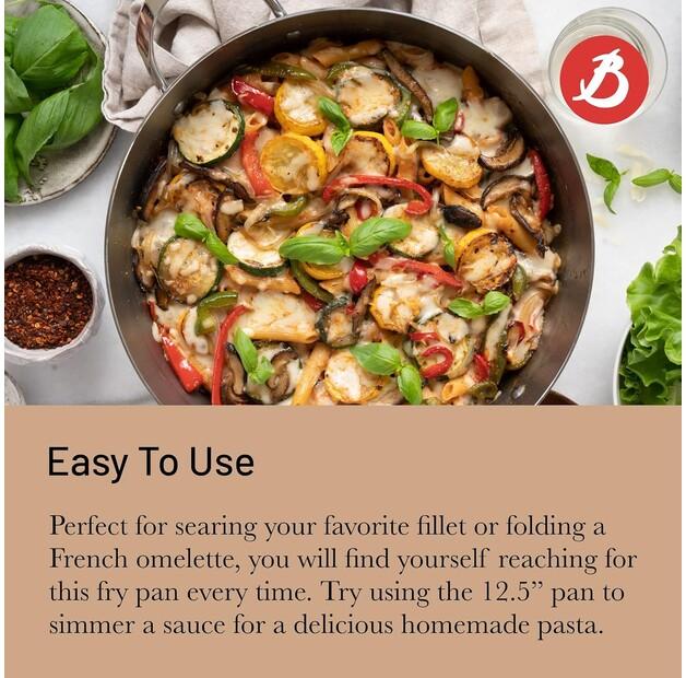 De Buyer Mineral B Element 32 Cm 2.7 L Frying Pan (5610.32)