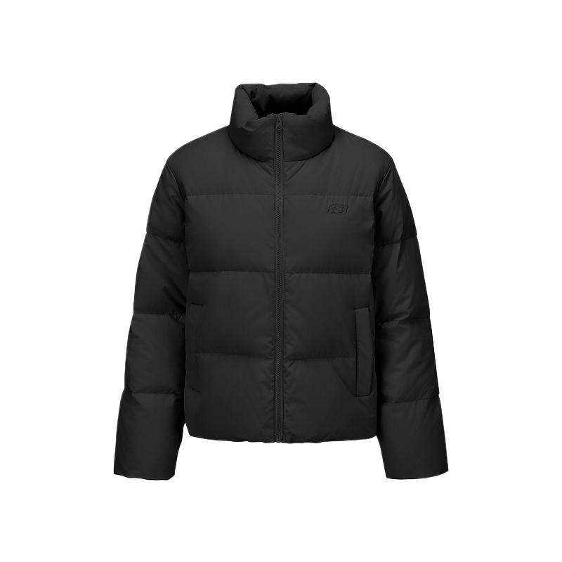 Skechers Sports Alliance Series Lightweight Short Stand Collar Long Sleeve Down Jacket Women outerwear L425W085-0018 L