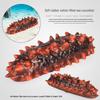 Marine Animal Simulation Toy Set: Sea Cucumber, Beluga Dolphin - Soft Rubber Models for Children's Learning & Decor.