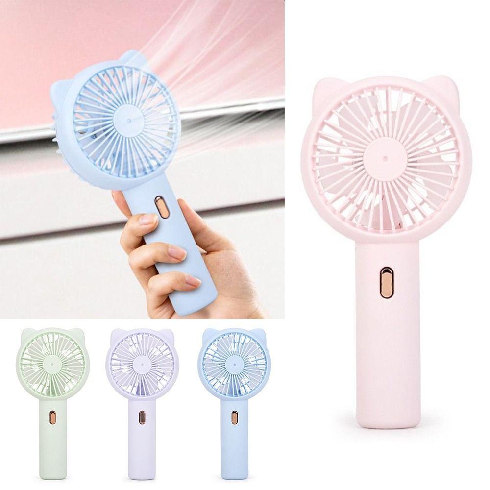 Battery-Powered Small Electric Fan Lightweight Cooling Fan Mini Handheld Fan  Outdoor Use