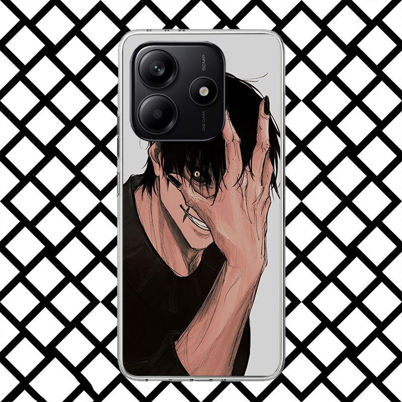 

Kaisen J-Jujutsu Фушигуро Тодзи Чехол для телефона для Xiaomi Redmi Note 15 14 14S 13 12 12S 11 Pro Plus 11E 11T 11S 10S 5G Мягкий чехол F Redmi Note 14 Pro 4G