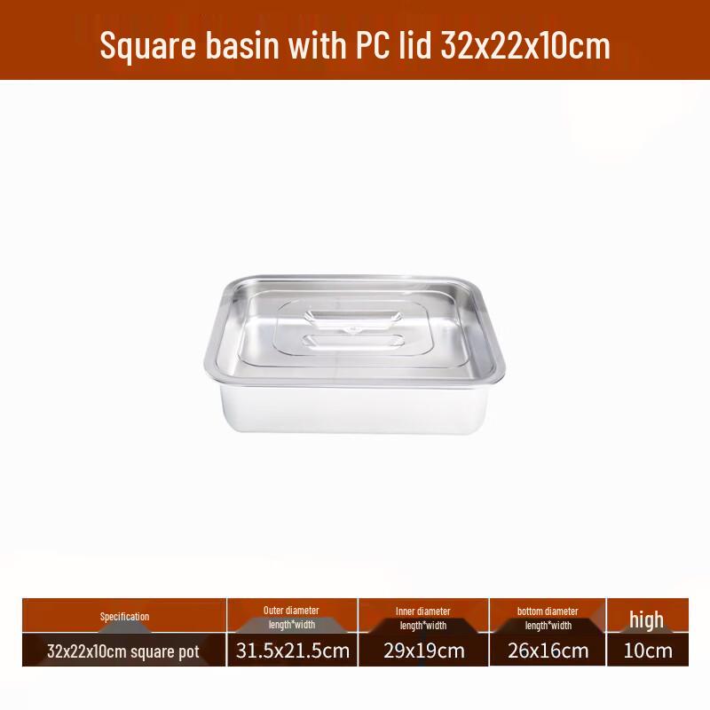 Stainless Steel Food Container with Transparent Lid