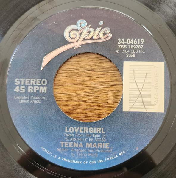 

7inch Record TEENA MARIE Lovergirl 3404619 Epic 1984 US SoulFunk Used