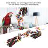 Parrot Toy Bird Chewing Toys Hanging Parrort Toy Playing Toy with Hanger