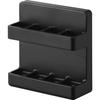 Yamazaki Film Hook Interdental Brush Holder Black W6 X D2.2 X H6cm Tower 10022