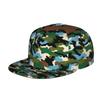 Men & Women' Adjustable Snapback Trucker Hat - Soft Flat Brim Baseball Cap With Positionable Improved Camouflage Print Pattern