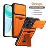 For Honor X5C X5D Plus Case multi-layer structure, shockproof cover with bracket, card slot, lens protection