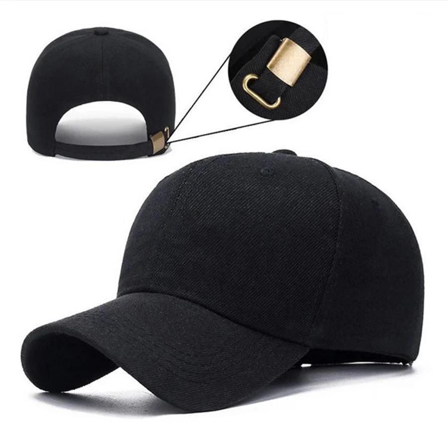 1 Piece Solid Color Baseball Cap for Women Men Cotton Unisex Hats for Casual Outdoor Sunscreen Windproof and Warm Black/White