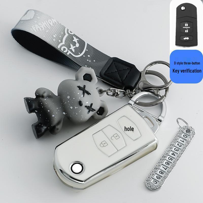 Mazda 6 Key Cover for Older Models - Compatible with Ma 6, Cheng Car, and Ma 3.