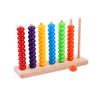 CE Certified Wooden Colorful String Beads Sorting Toy for Early Education