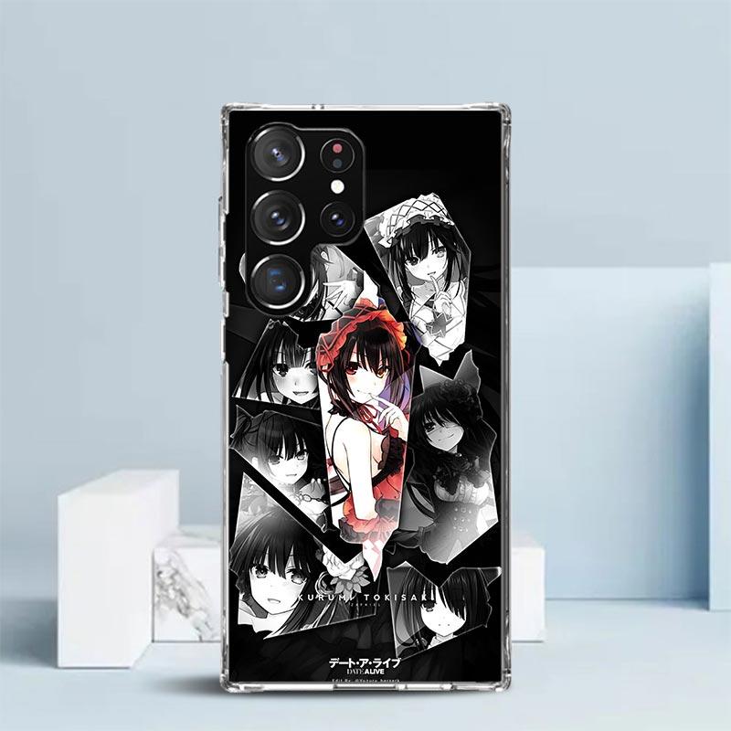 Date A Live Tokisaki Kurumi Soft Cover for Samsung Galaxy S25 Edge S26 S24 S23 Ultra Phone Case S22 S21 Plus S20 FE Print Patter