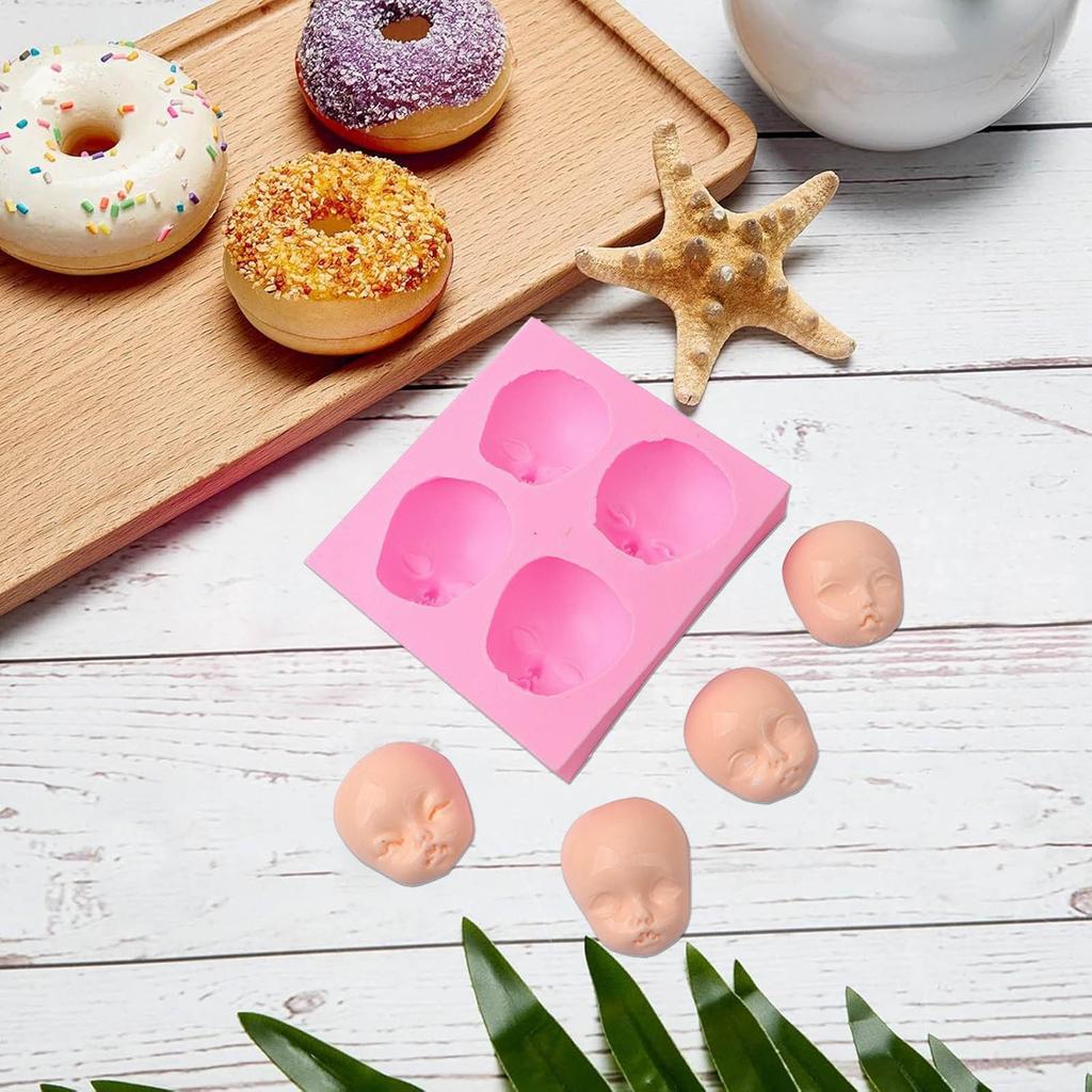 Aranyos baba emberi test szilikon 4 üreges torta dekoráció fondant cukorkához csokoládé kézműves tészta virág paszta gyanta vakolat