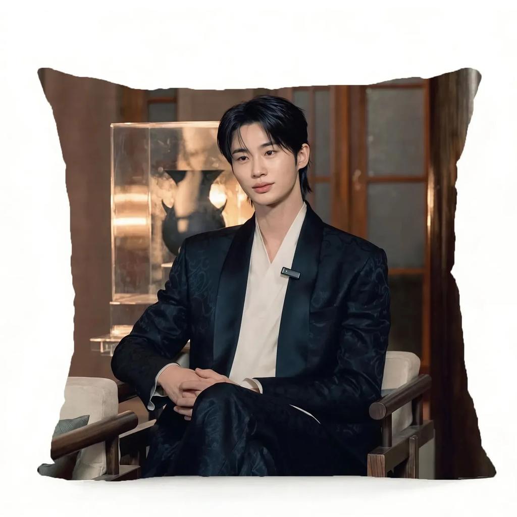 Byeon Woo-seok Magazine Cover Korean TV Perfect Crown Drama Stills Home Sofa Decor Cushion Cover