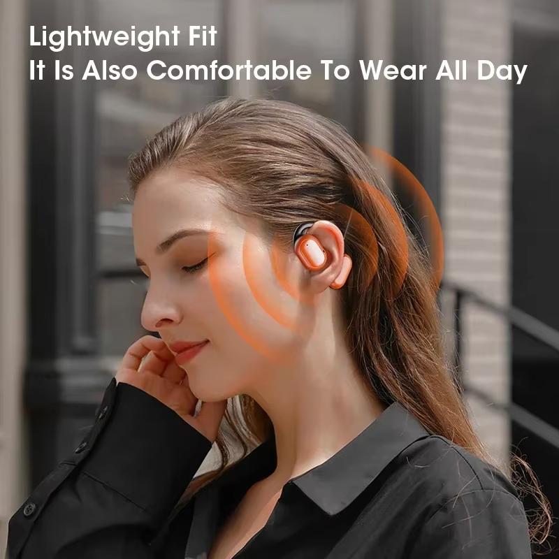 Wireless Earbuds Bluetooth 5.3 Waterproof Noise Reduction Sports Earphones with Ear Hooks Stereo Headset for Running and Sports