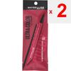 Maybelline Ultra Color Eyeliner BU1 Burgundy Eye Makeup Eyeliner 1. Lift Eyelid Lightly with Fingers, Hold Eyeliner Upright, and Draw a Line To Fill I