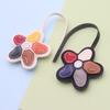 PU leather cute flower bag decorative charm fashionable simple new wave doll jewelry buckle head light luxury wind bag hanging