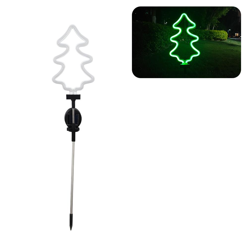 Solar Flamingo Garden Lights Neon Flamingo Tree Lights Landscape Courtyard Lamp Garden Decorative Lights Outdoor Stake Light