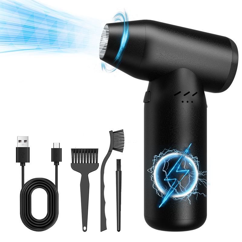 Portable Wireless Hair Dryer with Magnetic Nozzle and Aluminum Alloy Dust Blower