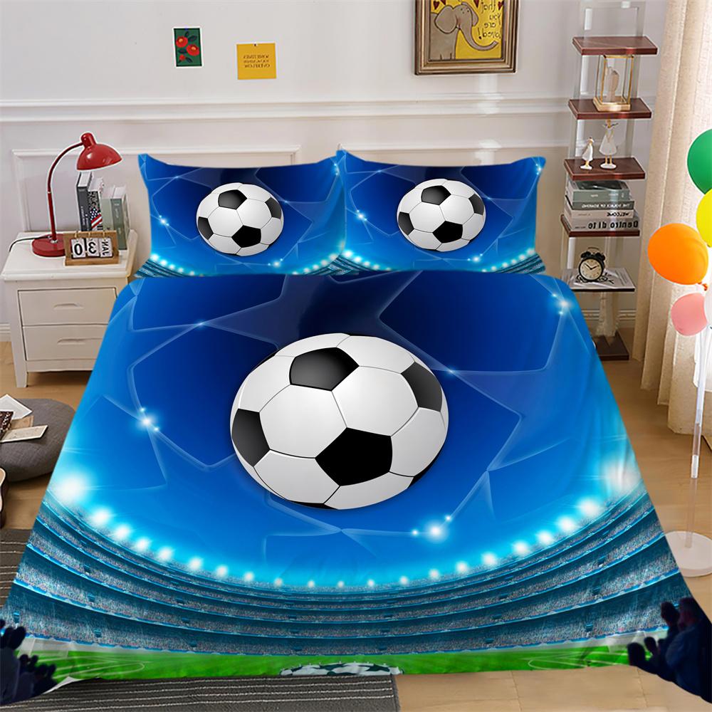 Pościel z nadrukiem w kulki Pokrowiec w pełnym rozmiarze Pościel dla chłopca Projekt Wysokiej klasy poliestrowa, fajna pościel do domu