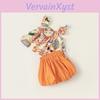 Girl Summer Cotton Two Piece Set With Cartoon Pattern For Ages 3 To 8