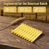100Pcs Durable Livestock Ear Tags Yellow Animal Ear Tags Perfect Ear Tags  Pig