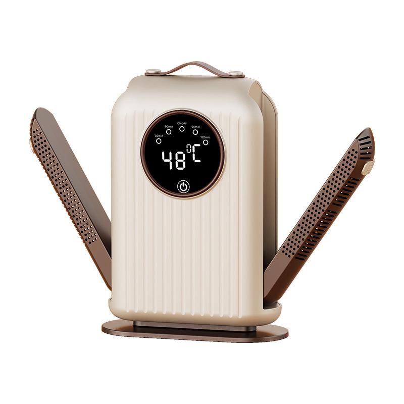 Foldable Retractable Shoe Dryer with Smart Timer and Deodorizing Feature