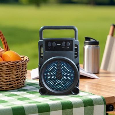 Portable Speaker Cordless Lightweight Ornament Decorative Radio Music Player for Bedroom