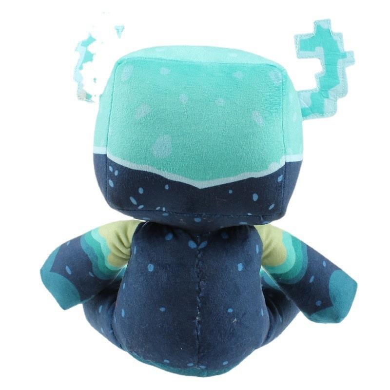 25cm My World Kawaii Plush Toy Warden Doll Crystal Super Soft Anime Plushie Creeper Toys for Children Kids Christmas Gift