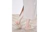 Pansy 9553 Antibacterial Indoor Size Ivory Women's Hand-Knitted Slippers, Small,