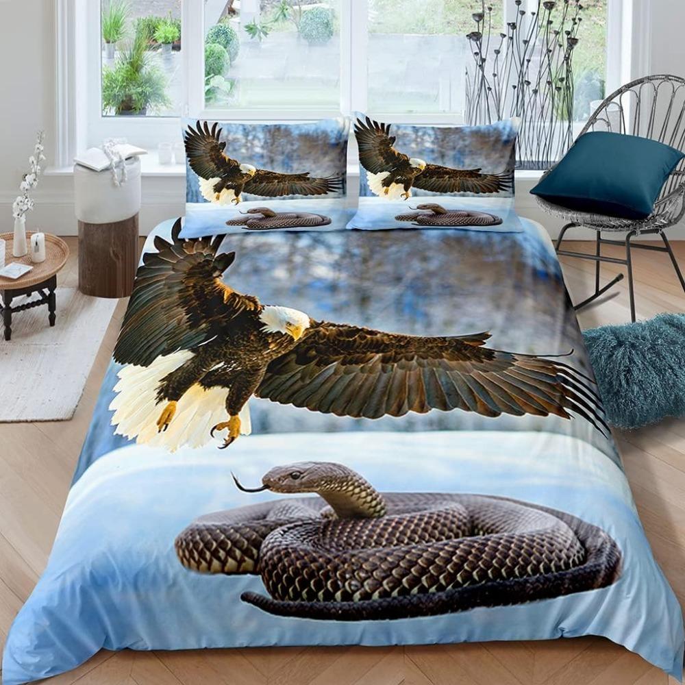 Animal patternDuck Cute Duvet Cover Bedding Set 3-Piece Teenager Boys Girls Microfibre  Set  Room Decoration Adultduvet Cover