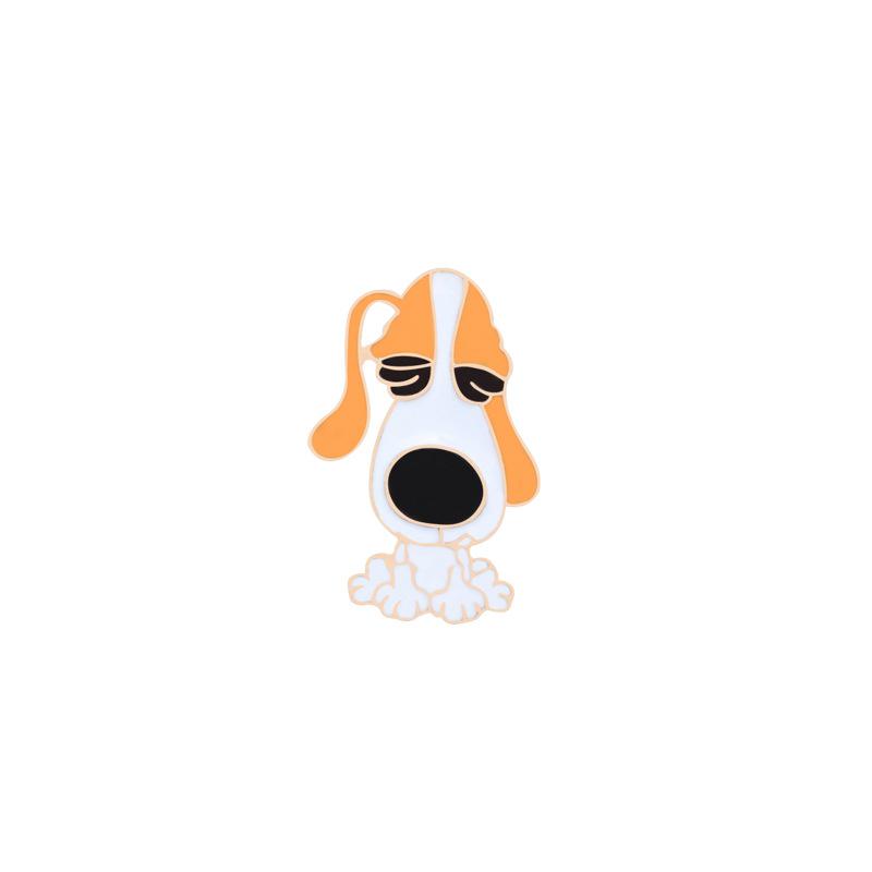 Cartoon Animal Brooch: Cute Dog Pin Badge for Shirts, Sweaters, Jeans - 10 Styles