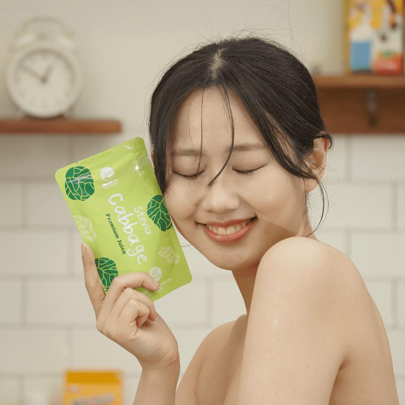 Delicious Organic Cabbage Juice NFC Cold Pressed Juice, 80ml, 60 Pieces