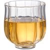 Chinese style Lotus Glass Tea Infusers Pitcher Heat Resistant Hammered Kung Fu Chahai Creative Transparent Tea cup