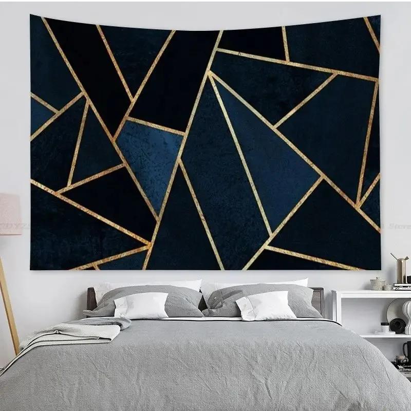 Geometric Pattern Colorful Tapestry Office Living Room Tapestry Home Wall Decoration Tapestry