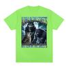 Alpha in den Straßen Kätzchen im Bett T-Shirt Lustige Werwolf Meme T-Shirts Unisex Damen Lässiger Komfort Baumwolle Übergroßes T-Shirt